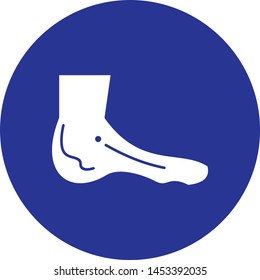 Foot icon for your project
