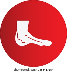 Foot icon for your project
