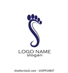 
foot illustration Logo vector template - Vector
