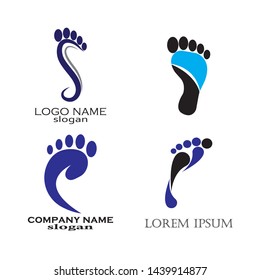 
foot illustration Logo vector template - Vector
