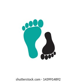 
foot illustration Logo vector template - Vector
