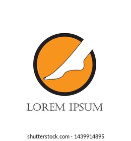 
foot illustration Logo vector template - Vector
