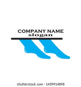 
foot illustration Logo vector template - Vector
