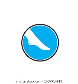 
foot illustration Logo vector template - Vector
