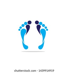 
foot illustration Logo vector template - Vector
