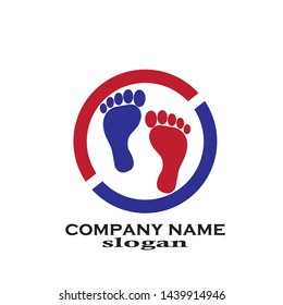 
foot illustration Logo vector template - Vector
