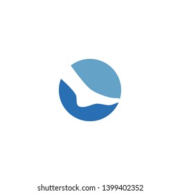 foot ilustration Logo vector Template