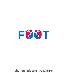 Foot logo creative concept 