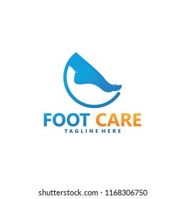 Foot Logo Design Template