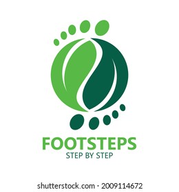 foot logo design template icon vector isolated