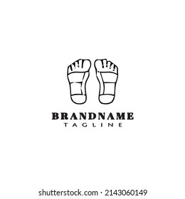 foot logo design template icon modern vector illustration