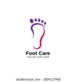 Fußlogo und Ikone, Vektorgrafik, bestes Logo für Unternehmen und Unternehmen