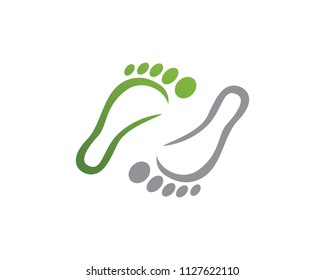 foot Logo Template
