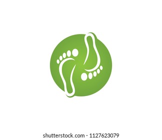 foot Logo Template
