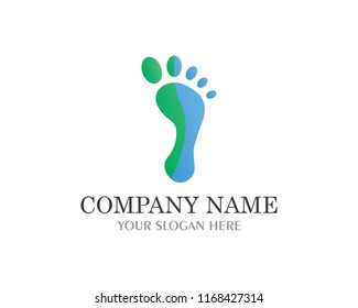 foot Logo Template