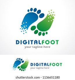 Foot Logo Template Design, Symbol, Icon
