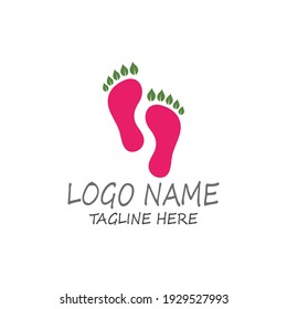 foot Logo Template Vector design