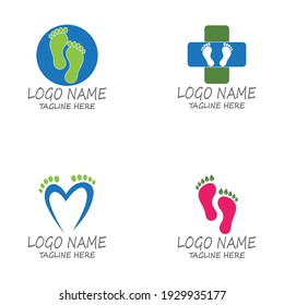 foot Logo Template Vector design