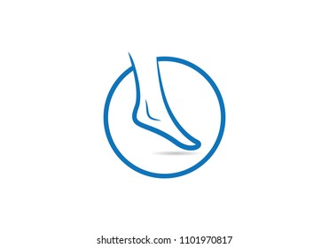 foot Logo Template vector icon illustration design