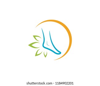 foot Logo Template vector icon illustration design