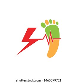 foot Logo Template vector icon illustration design