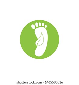 foot Logo Template vector icon illustration design