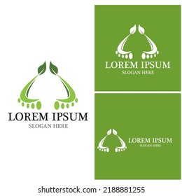 foot Logo Template vector icon illustration design