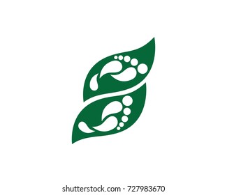foot Logo Template vector icon
