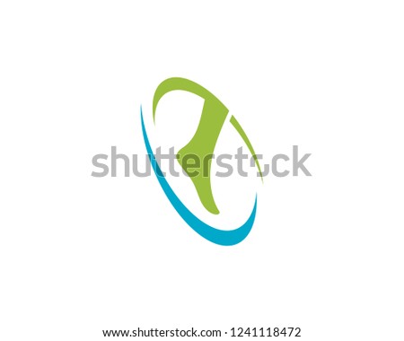 foot Logo Template vector icon illustration design