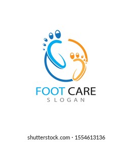 foot Logo Template vector illustration