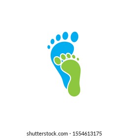 foot Logo Template vector illustration
