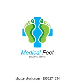 foot Logo Template vector illustration