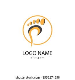 foot Logo Template vector illustration