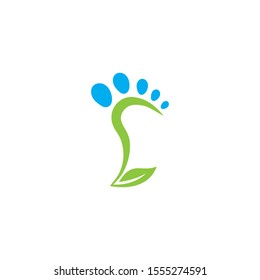 foot Logo Template vector illustration