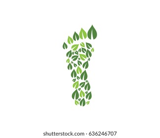 foot Logo Template vector illustration