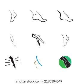 Foot  Logo Template vector symbol nature