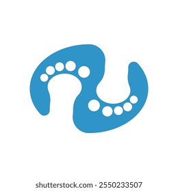 Ilustração de modelo de ícone de vetor de logotipo de pé