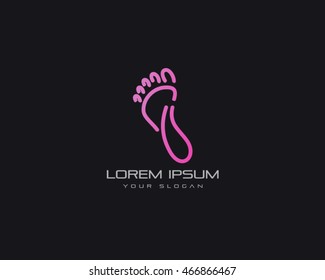 Foot Logo Vector illustration