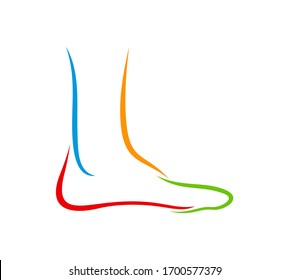 Foot logo vector template, Creative of Foot logo design concepts