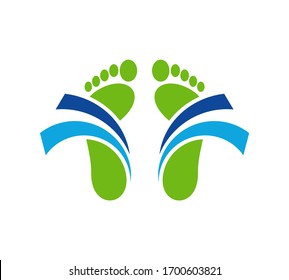 Foot logo vector template, Creative of Foot logo design concepts