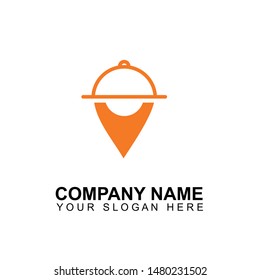 foot maps logo icon design vector
