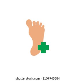 Foot Medical Logo Icon Design