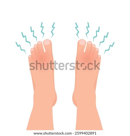Foot nerves problem with numbness and tingling feeling in the feet