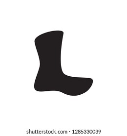 foot on white background