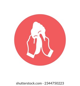 foot palm massage Vector icon which can easily modify or edit

