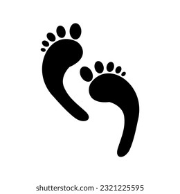 foot people icon logo design 