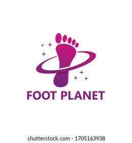 Foot Planet Logo Template Design