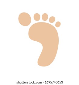 Foot Print Icon for Graphic Design Projects