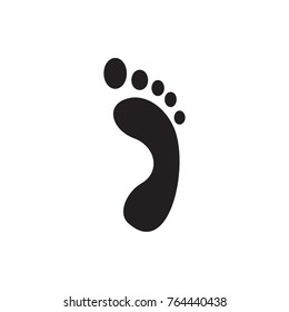 foot print icon illustration isolated vector sign symbol