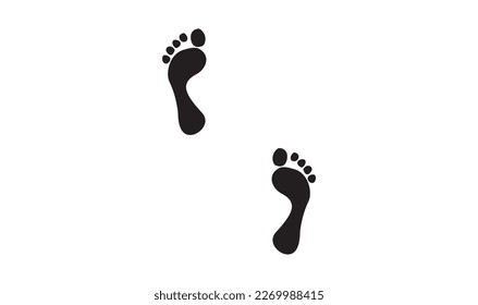 Foot Print Logo. Color foot print. Creative logo